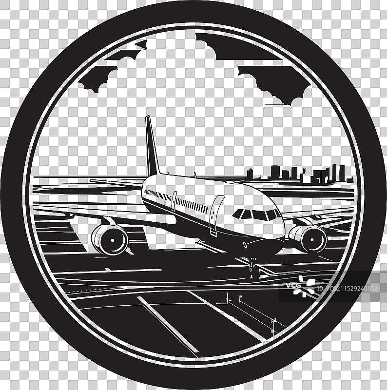 航空拱廊机场标志性场景航站楼图片素材