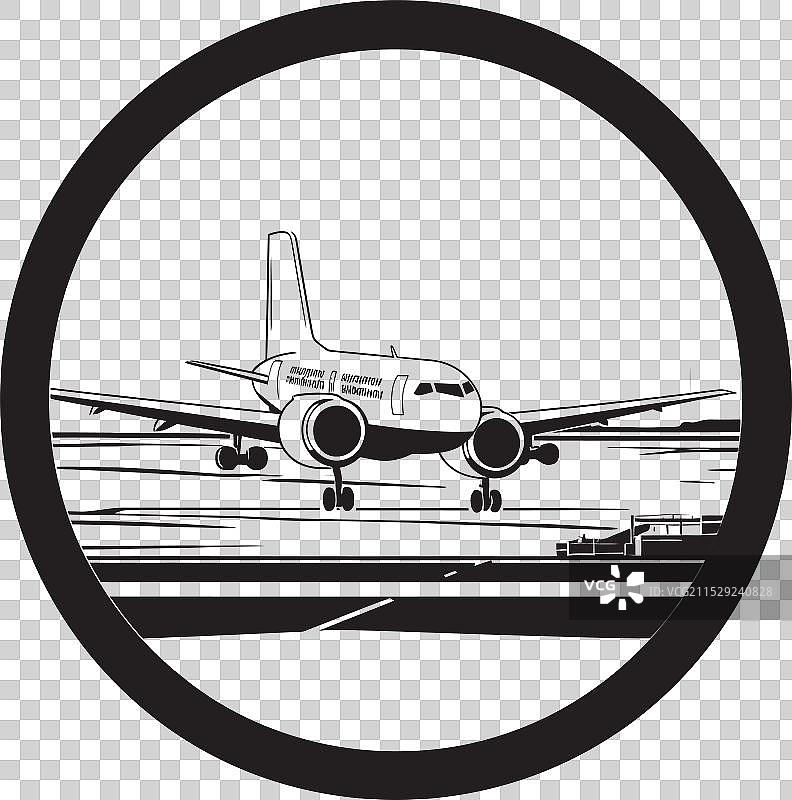 航空拱廊机场标志性场景航站楼图片素材