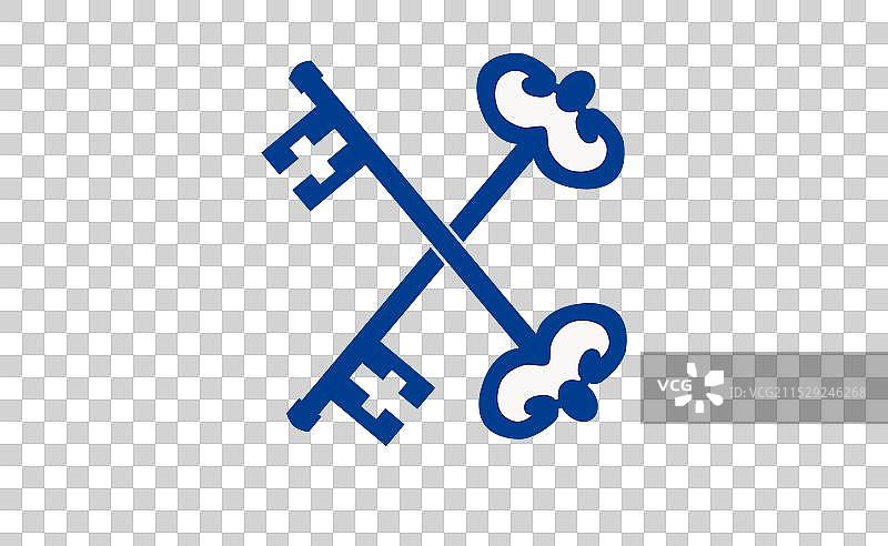 一面卢莱亚的旗帜图片素材