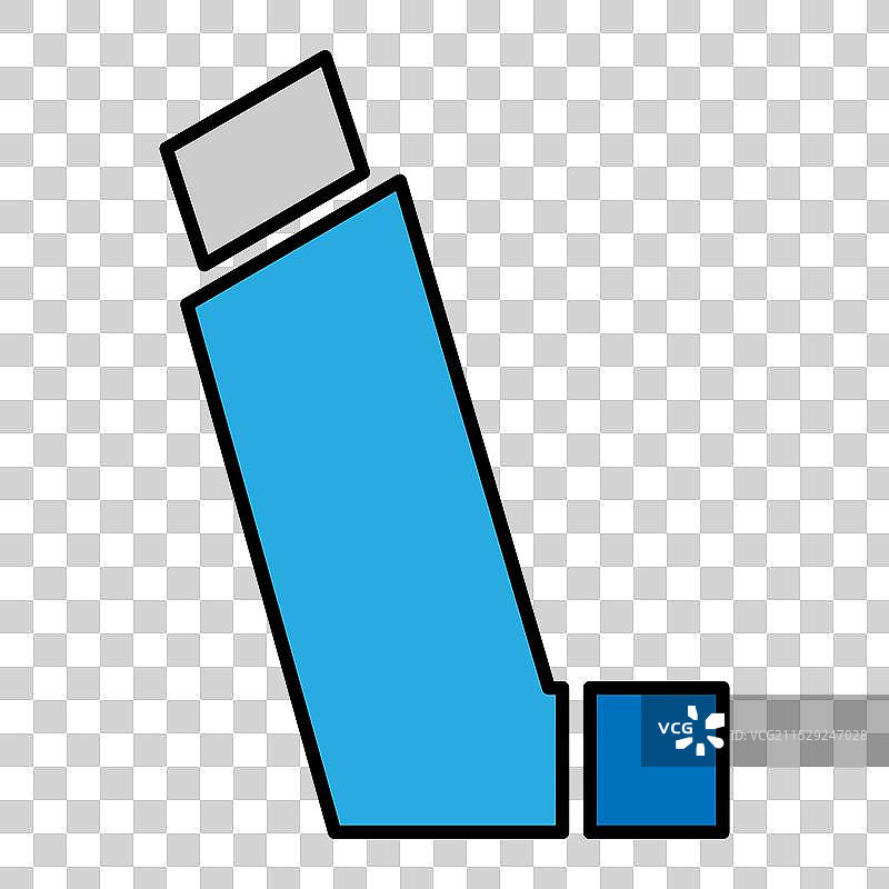 哮喘吸入器设计图标 医药 健康护理图片素材