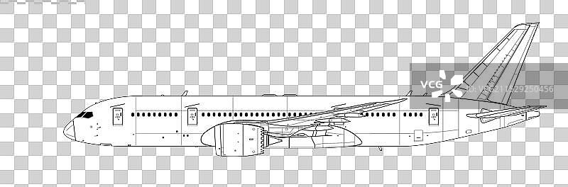 波音787-8梦想飞机图片素材