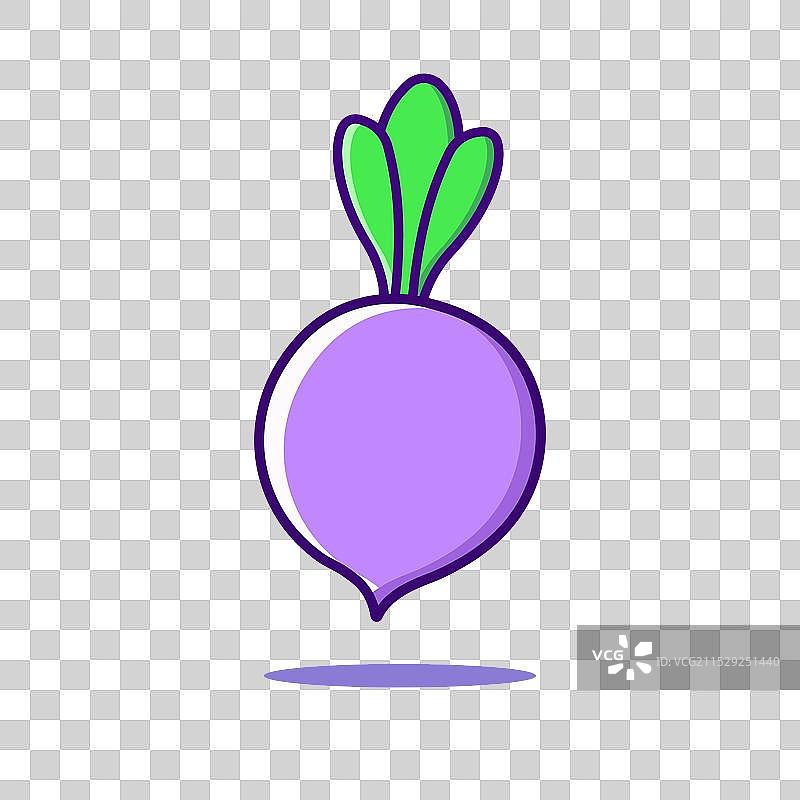 萝卜图标水果物体图片素材