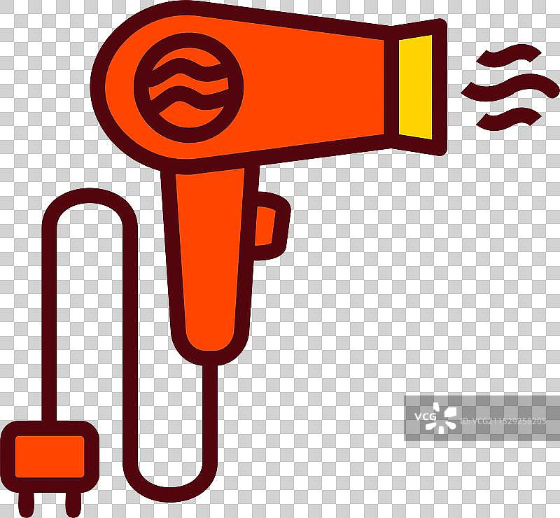 吹风机图标设计图片素材