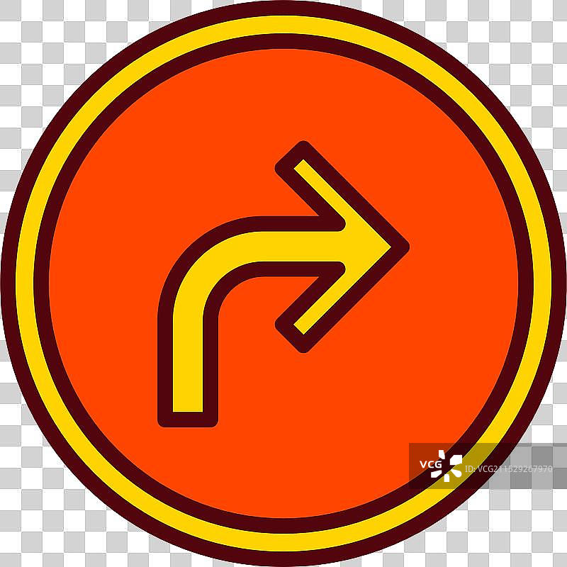 右转箭头图标设计图片素材