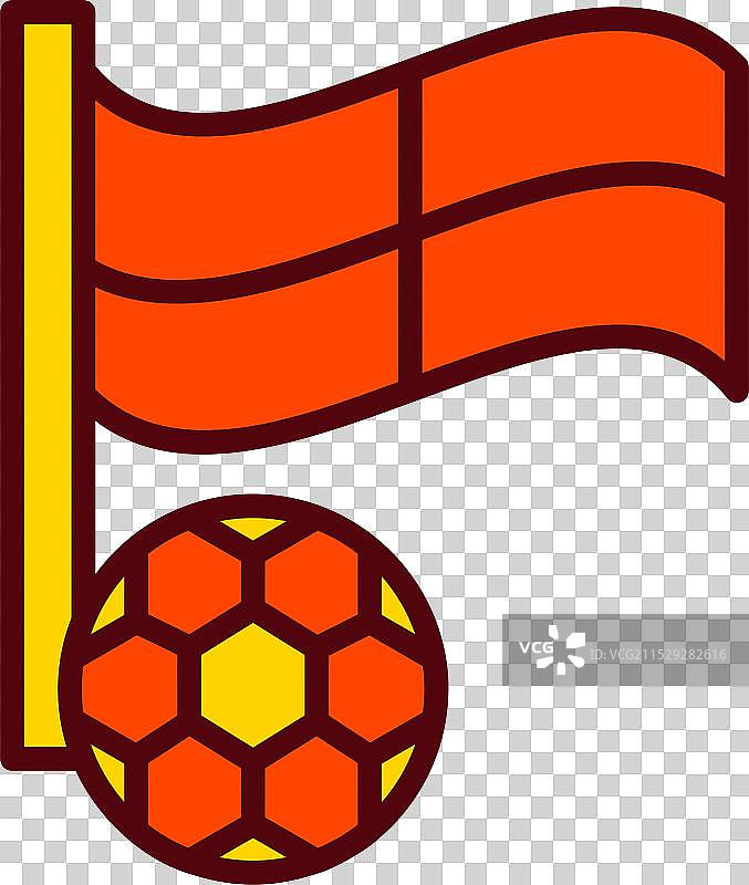 越位旗图标设计图片素材