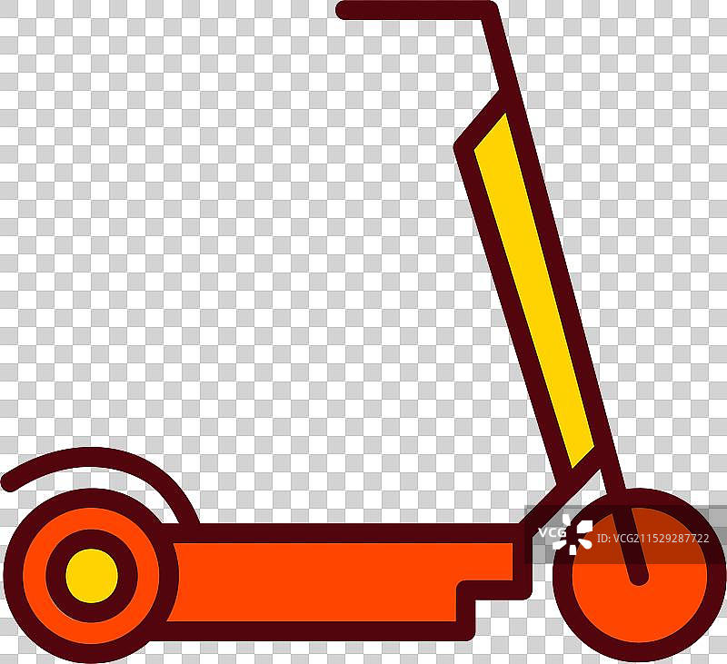 滑板车图标设计图片素材