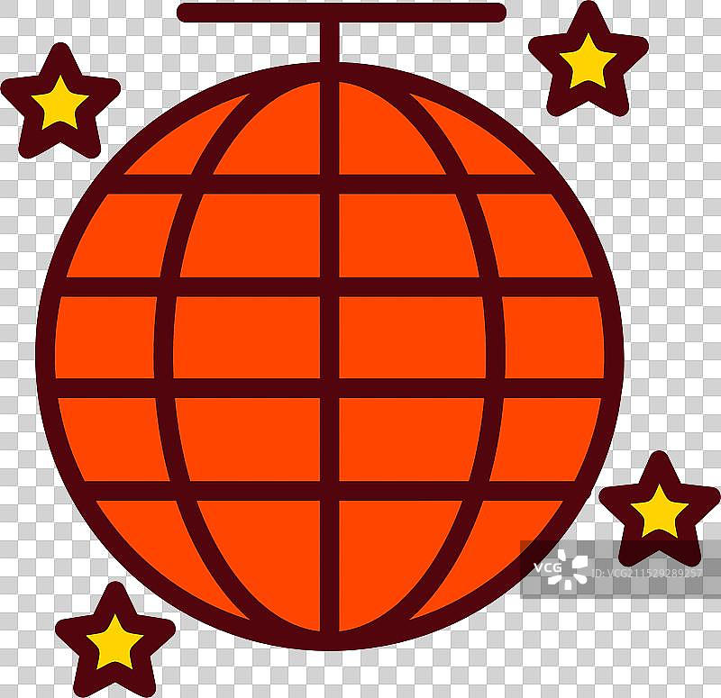 迪斯科球图标设计图片素材