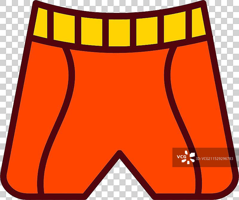 游泳短裤图标设计图片素材