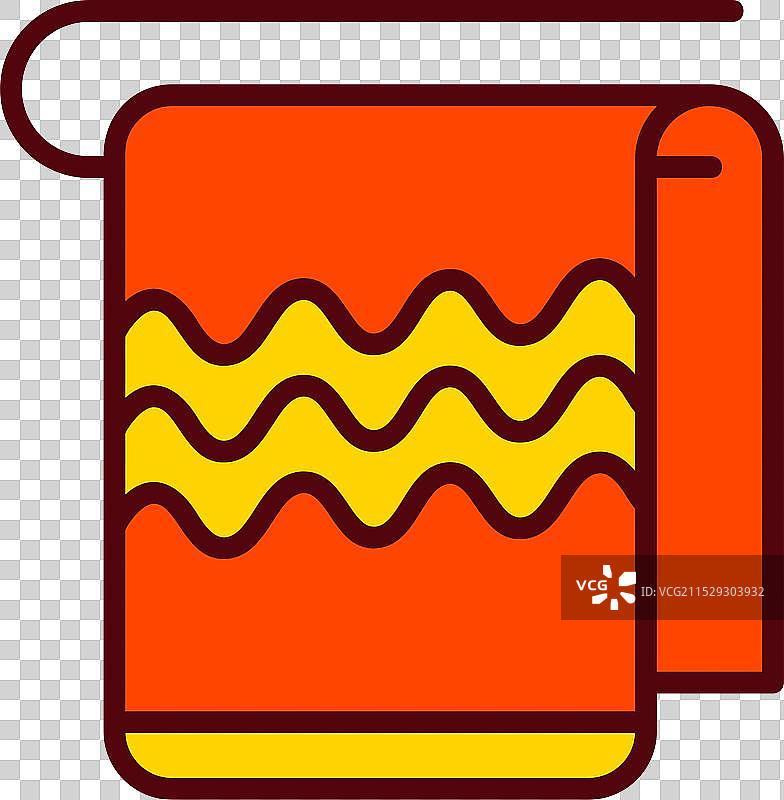 毛巾图标设计图片素材