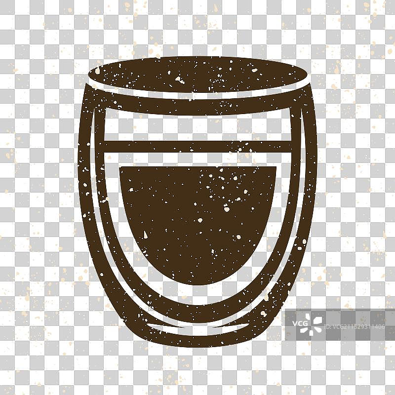 浓缩咖啡杯轮廓图片素材