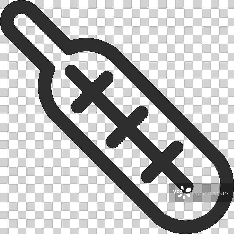 温度计线条图标 医疗工具 温度图片素材