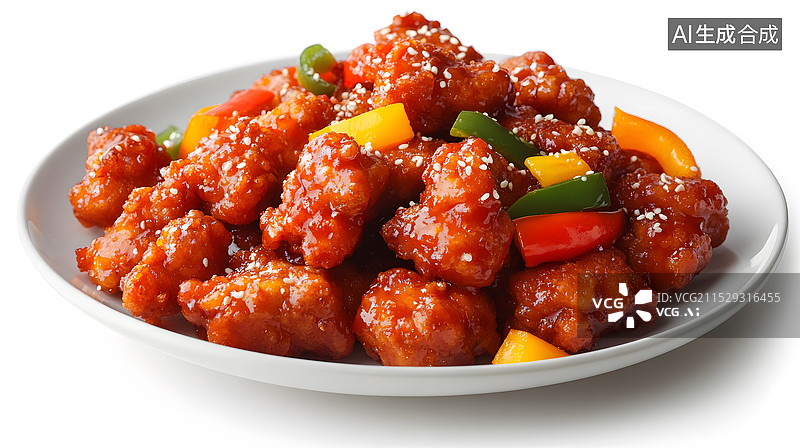 【AI数字艺术】糖醋里脊图片素材
