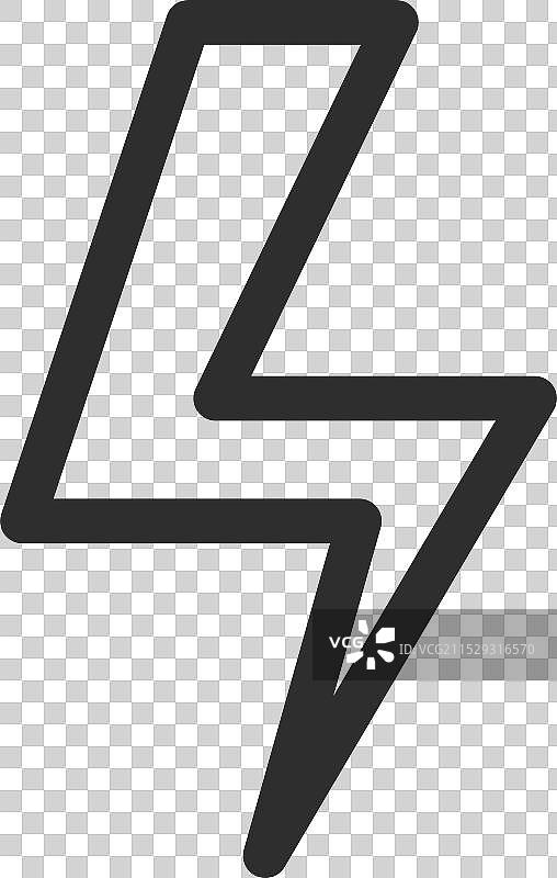 闪电图标 电源符号 电能图片素材