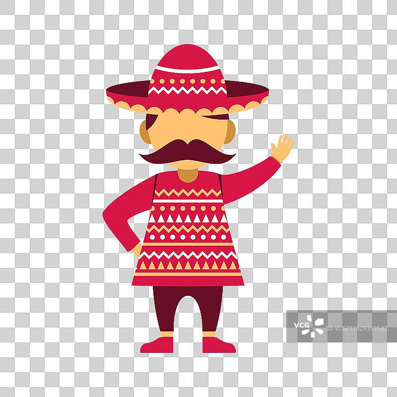 墨西哥万岁角色设计图片素材