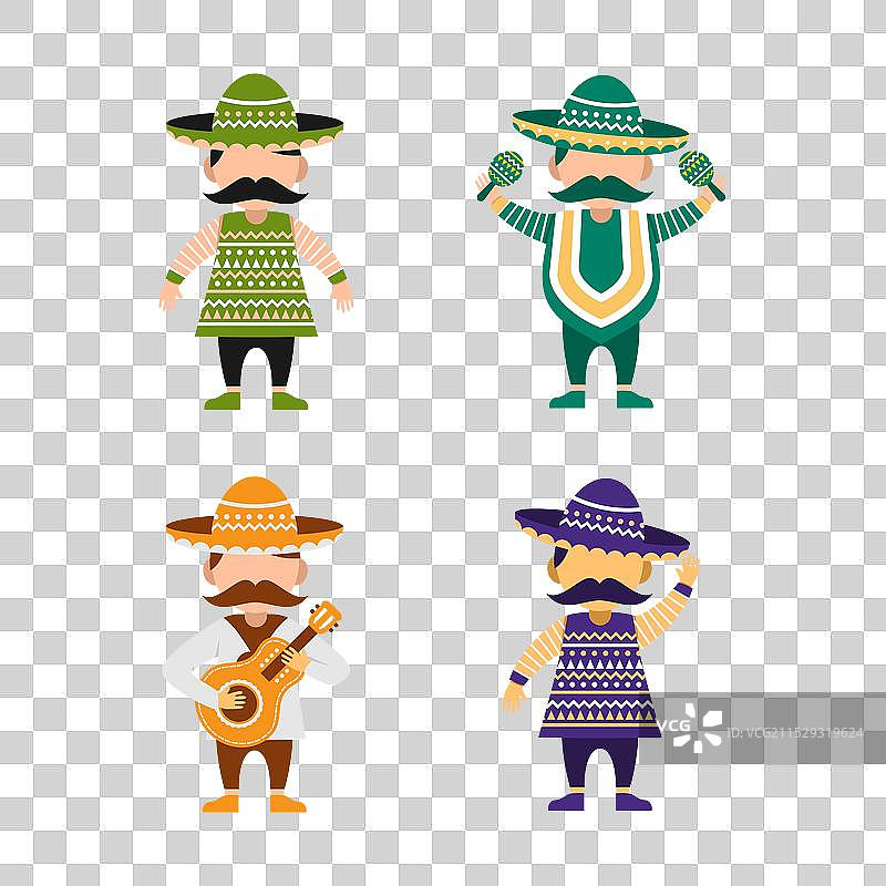 墨西哥万岁角色设计图片素材