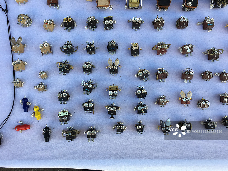 正上方拍摄的圣诞装饰图片素材