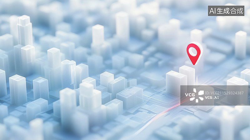 【AI数字艺术】数字地图：AI技术与物流服务的创新图片素材