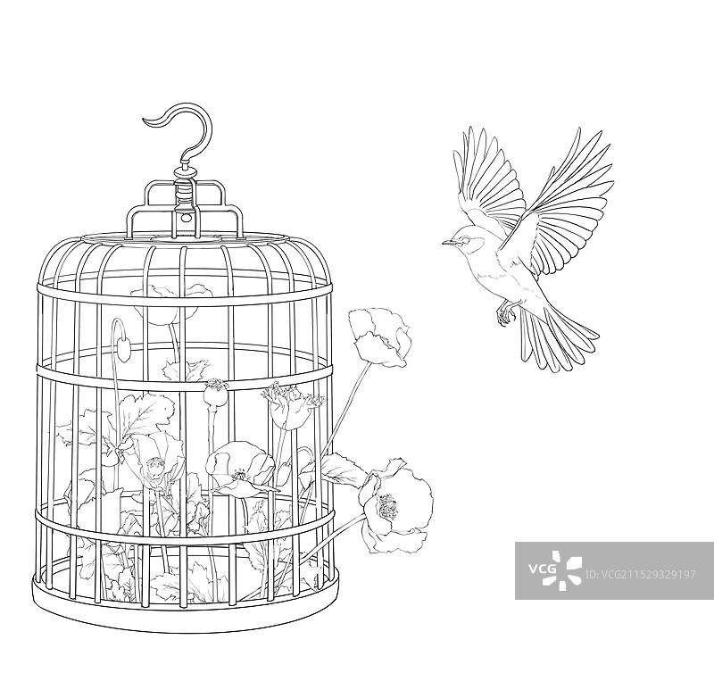鸟笼图片素材