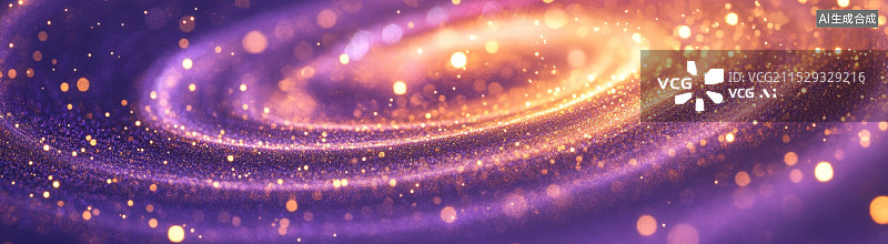 【AI数字艺术】虚拟螺旋粒子空间图片素材