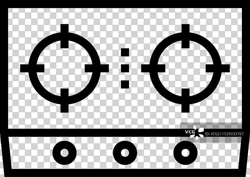 燃气灶图标图片素材