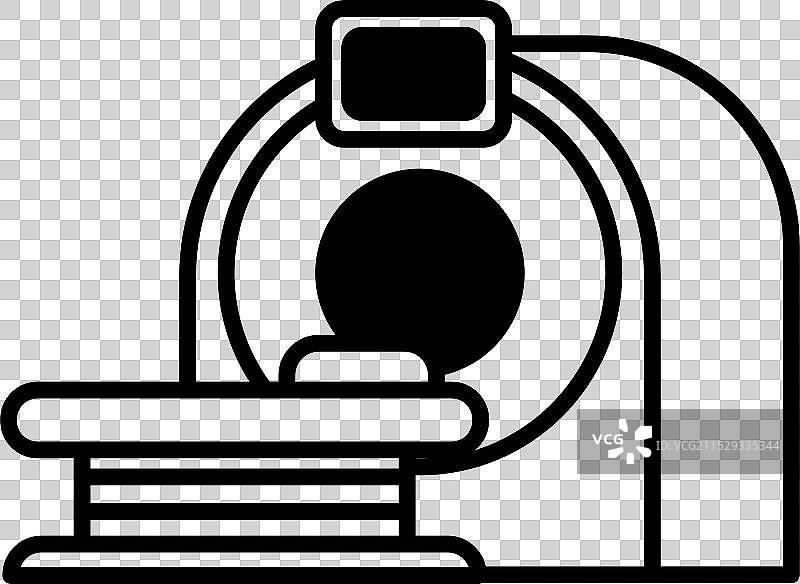 一幅黑白色的医疗设备图像图片素材