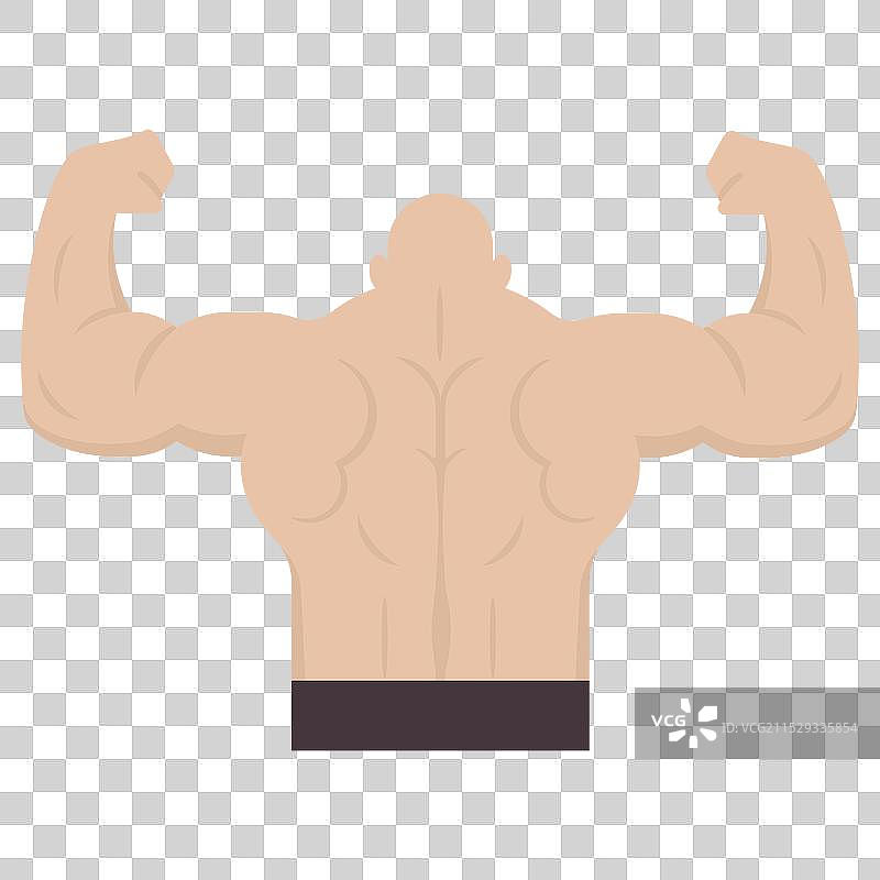 强壮的肌肉手臂图标图片素材