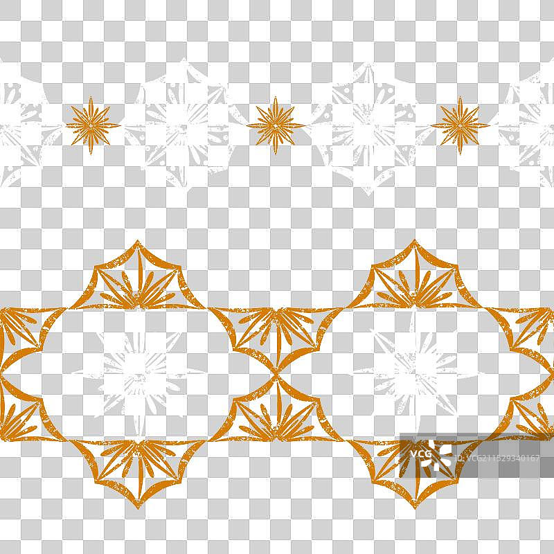 装饰性图案无缝装饰边框套件图片素材