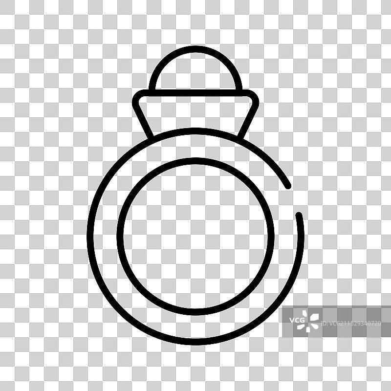 精美宝石的戒指图标图片素材