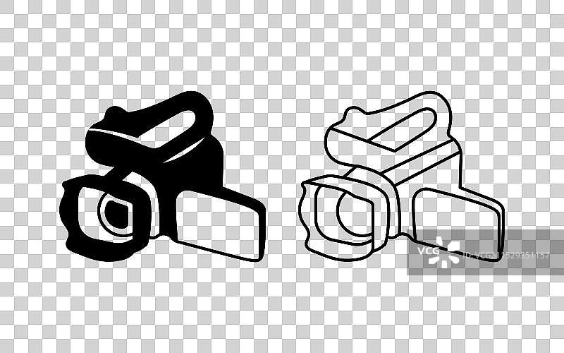 视频摄像机图标图片素材