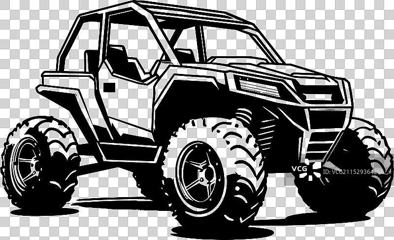 冒险追踪器UTV标志符号小径猛禽图片素材