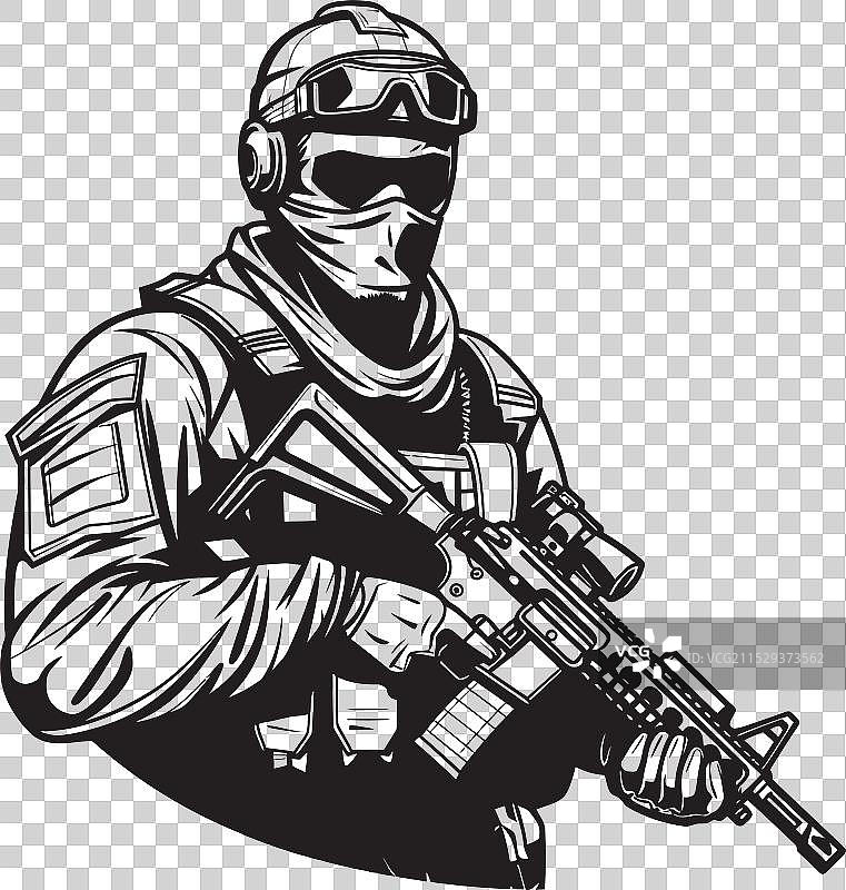 守卫者军团士兵徽章设计图片素材