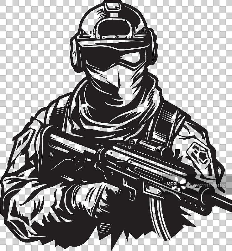 步枪守护者战术图标战略保护者图片素材