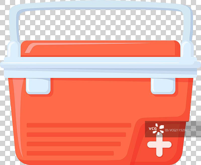 冷冻便携式医疗容器彩色图标图片素材