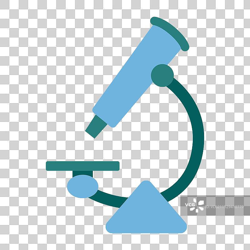 生物课实验室工作的显微镜图片素材