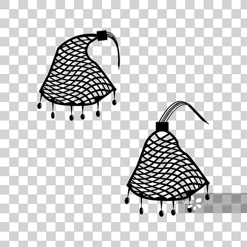 简单的渔网图标图片素材