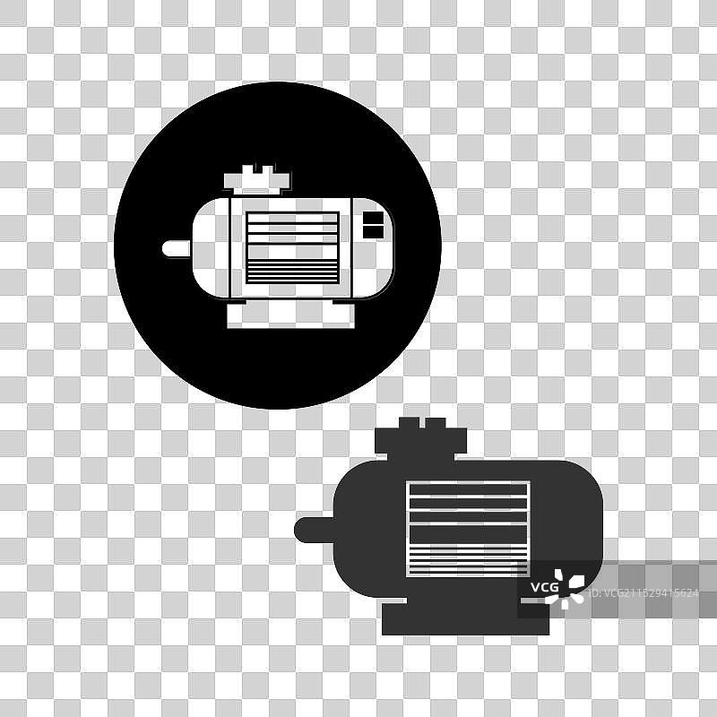 摩托车图标符号设计图片素材