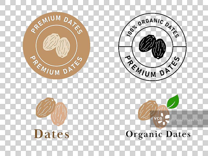 椰枣水果成分热带自然健康食品图片素材