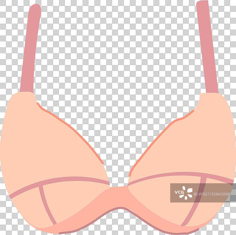 现代卡通蕾丝胸罩图片素材