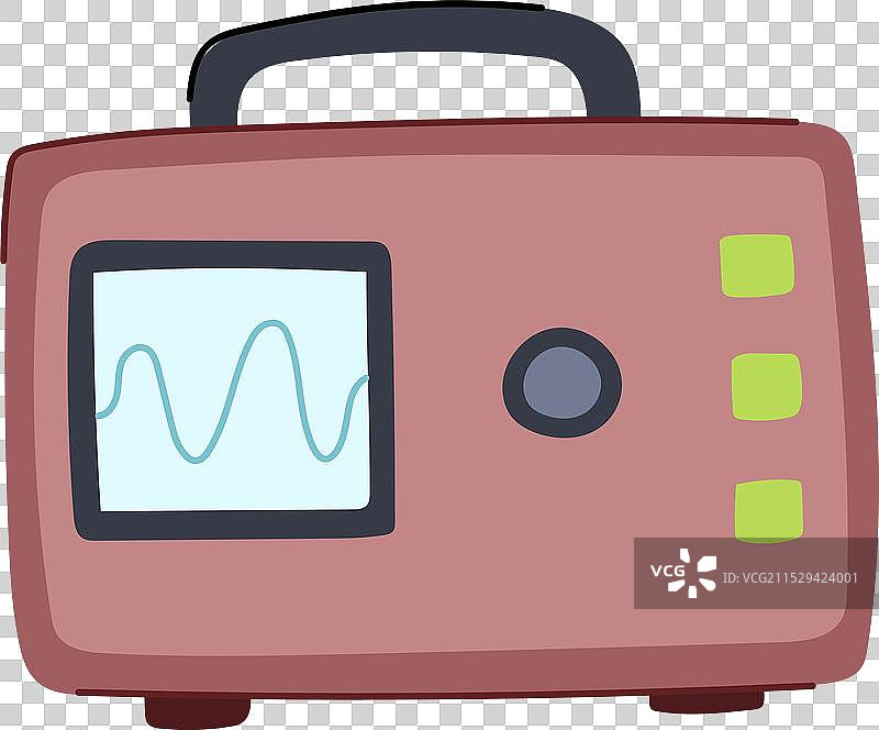 信号示波器卡通图图片素材