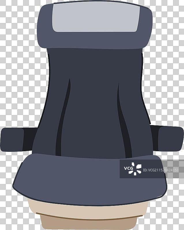 飞机上的卡通坐垫图片素材