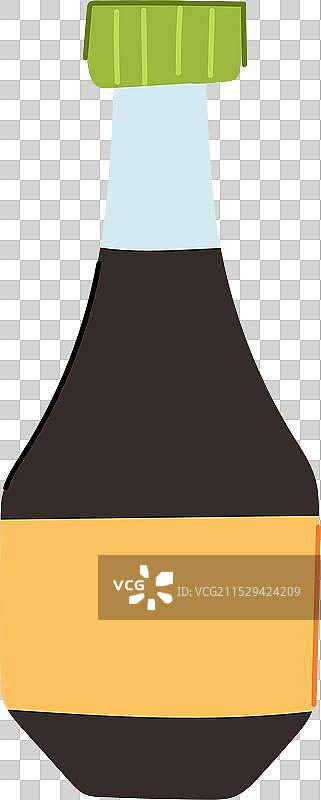 咸味酱油卡通图案图片素材