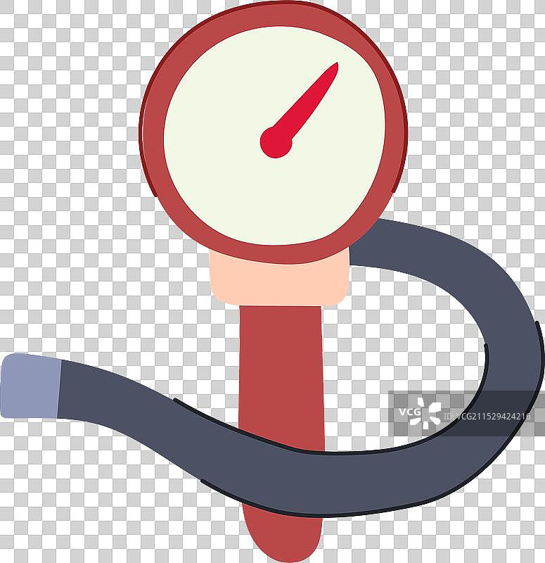 测量肺活量计卡通图像图片素材