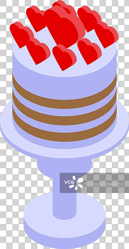 美味的蛋糕摆放在节日的桌子上图片素材