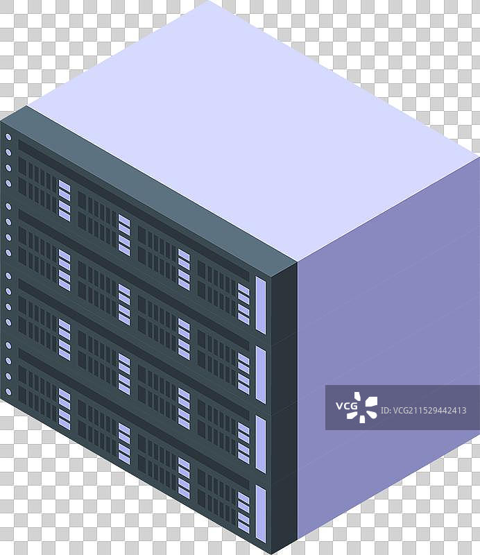 现代服务器机架存储和处理大数据图片素材