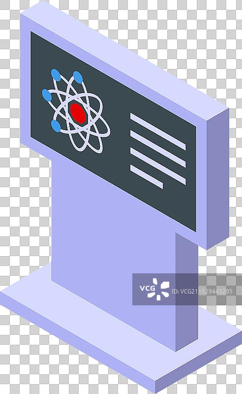 互动博物馆展览展示原子结构图片素材