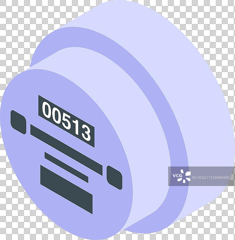电子表显示能耗数据图片素材
