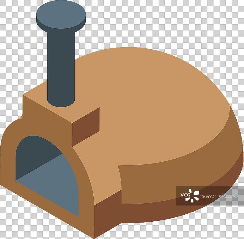 传统的陶土披萨烤炉烘焙美味食物图片素材