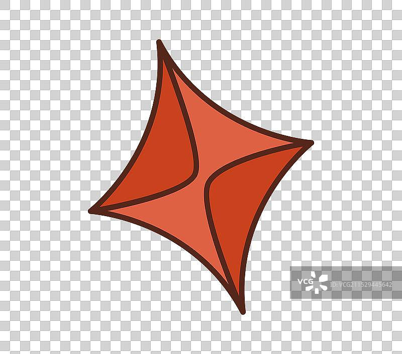 卡通风格的炫酷赌场扑克游戏钻石图标图片素材