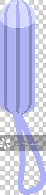 清洁的棉质卫生棉条，带有绳子，适合女性使用图片素材