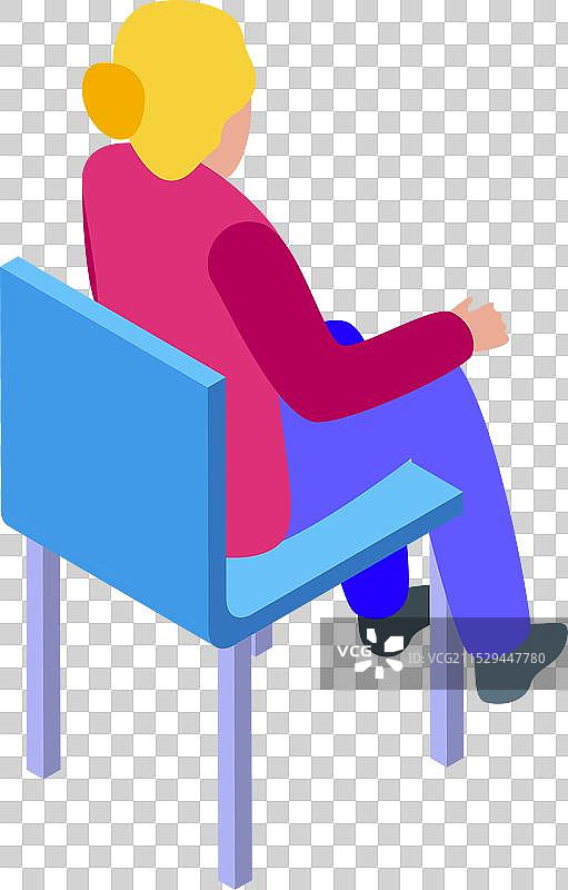 女人坐在椅子上观看电影院里的电影图片素材